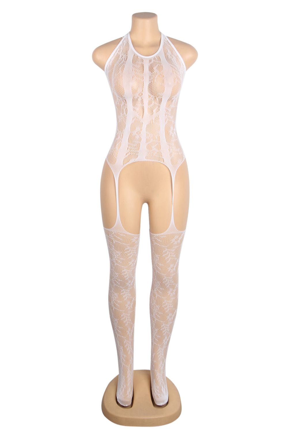 YesX YX898 Body Stocking White